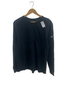 NIKE◆長袖Tシャツ/L/コットン/BLK/無地/569921-00ANIKE TDE コラボ/TOP DAWG/