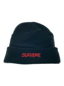 Supreme◆ニットキャップ/-/アクリル/BLK/無地/メンズ