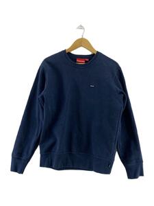 Supreme◆small boxlogo crewneck/スウェット/S/コットン/NVY/無地