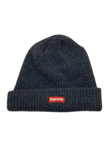 Supreme◆ニットキャップ/FREE/アクリル/GRY/メンズ