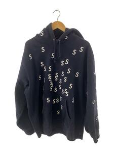 Supreme◆21SS/Embroidered S Logo Hooded Sweatshirt/XL/コットン/ネイビー/シュプ