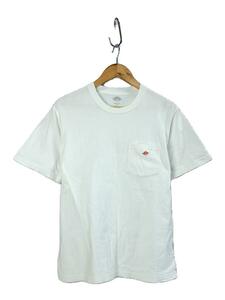 DANTON◆Tシャツ/38/コットン/WHT/無地