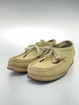 Clarks◆WALLABEE/ワラビー/シューズ/25cm/ベージュ/ラバーソール/靴/ドレスシューズ/261555_画像2