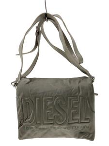 DIESEL◆ショルダーバッグ/ナイロン/GRY/無地/X08951