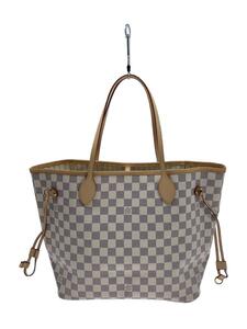 LOUIS VUITTON◆2)ネヴァーフルMM_ダミエ・アズール_WHT/PVC/WHT/総柄/N41361