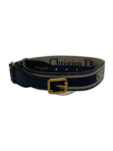 Christian Dior◆ベルト/キャンバス/NVY/レディース/50-ma-0270