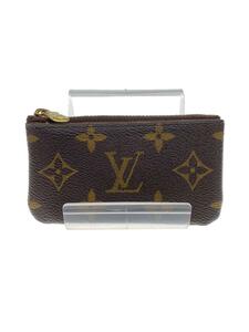 LOUIS VUITTON◆ポシェット・クレ_モノグラム・キャンバス_BRW/PVC/BRW/メンズ