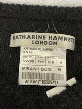 KATHARINE HAMNETT LONDON◆キャサリンハムネットロンドン/934N1805/セーター(厚手)/M/モヘア/ブラック_画像3