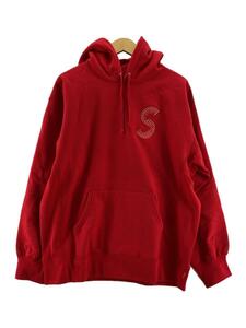 Supreme◆20FW/S Logo Hooded Sweatshirt/パーカー/L/コットン/レッド