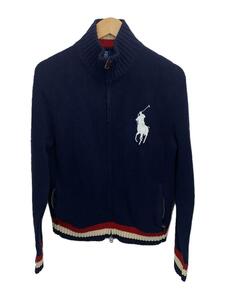 POLO RALPH LAUREN◆ジップパーカー/M/ウール/NVY/KR-RL-KW-0256