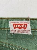 Levi’s◆ストレートパンツ/31/コットン/GRN/無地_画像5