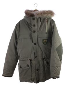 AIGLE◆ダウンジャケット/M/コットン/KHK/8104-3405/ventail