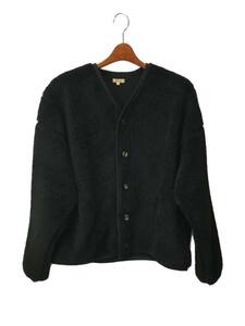 sanca◆23AW/BOA V CARDIGAN/フリースジャケット/0/ポリエステル/BLK/S23FSW13