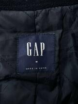 GAP◆ロングピーコート/ピーコート/M/ウール/NVY/無地_画像3