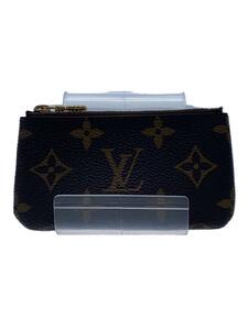 LOUIS VUITTON◆ポシェット・クレ_モノグラム・キャンバス_BRW/PVC/BRW/レディース