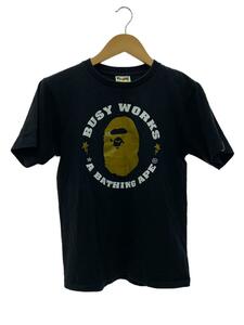 A BATHING APE◆Tシャツ/S/コットン/BLK