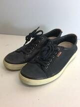 ECCO◆ローカットスニーカー/38/BLK/レザー_画像2