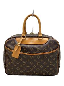 LOUIS VUITTON◆2)ボーリング・ヴァニティ(ドーヴィル)_モノグラム・キャンバス_BRW/PVC/BRW