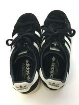 adidas◆ローカットスニーカー/24.5cm/BLK/スウェード/BZ0084_画像3