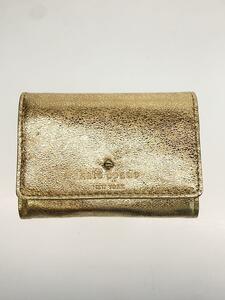 kate spade new york◆コインケース/GLD/無地/レディース/PWRU1891