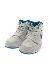 NIKE◆AIR JORDAN 1 MID_エアジョーダン 1 ミッド/26.5cm/WHT_画像2