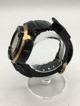 CASIO◆クォーツ腕時計・G-SHOCK/デジアナ/GLD/BLK/SS_画像2