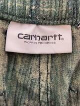 UK CARHARTT◆FLINT PANT/ストレートパンツ/S/コットン/GRN/チェック_画像4