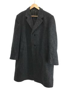 HARRIS TWEED◆60s/コート/-/ウール/GRY