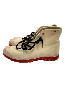 PALLADIUM◆ハイカットスニーカー/-/WHT/キャンバス/75349-101