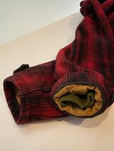 WOOLRICH WOOLEN MILLS◆ジャケット/-/ウール/RED/グレンCK_画像4