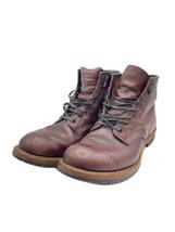 RED WING◆レースアップブーツ/UK8.5/BRW/レザー/D9011/ベックマン_画像2