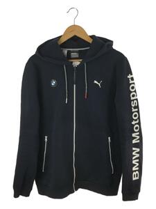 PUMA◆パーカー/M/コットン/BLK/