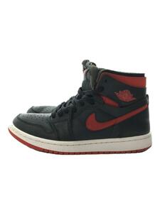 NIKE◆AIR JORDAN 1 ZOOM CMFT_エアジョーダン 1 ズーム コンフォート/24cm/BLK/レザー