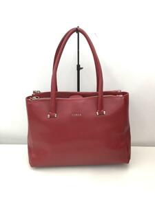 FURLA◆ハンドバッグ/レザー/RED/G6435