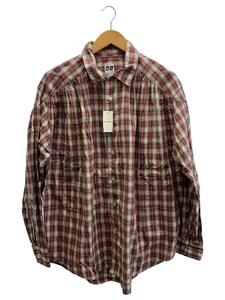 AiE◆Painter Shirt/長袖シャツ/M/コットン/RED