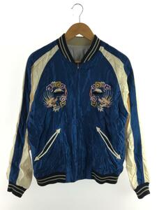 TAILOR 東洋◆1950s Style Acetate Souvenir Jacket/スカジャン/M/BLU/TT15390