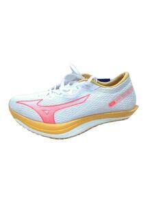 MIZUNO◆ランニングシューズ/ウェーブデュエルプロ/WHT/U1GD225002/25.5cm