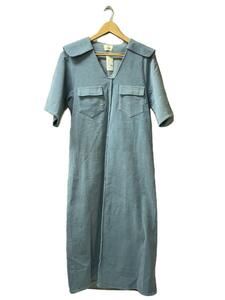 MEER.◆Corduroy dress/コーデュロイワンピース/SIZE:-/ブルー