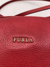 FURLA◆ショルダーバッグ/-/RED/F8760_画像5