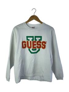 GUESS◆スウェット/-/コットン/WHT