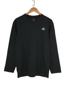 THE NORTH FACE◆長袖Tシャツ/L/コットン/BLK/無地/NT82231AP