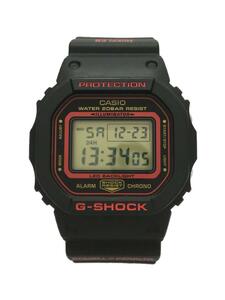 CASIO◆クォーツ腕時計_G-SHOCK/デジタル/ラバー/BLK/BLK/プラスチック