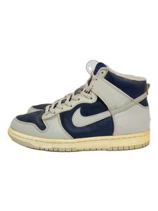 NIKE◆ハイカットスニーカー/26.5cm/GRY/レザー/990507