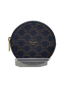 CELINE◆コインケース/レザー/ブラウン/茶色/総柄/メンズ/S-SD-4262/トリオンフ/TRIOMPHE/