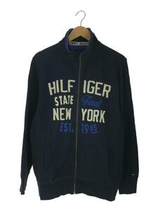 TOMMY HILFIGER◆ジャージ/L/コットン/NVY/無地