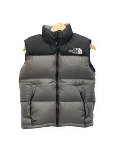 THE NORTH FACE◆ダウンベスト/XS/ナイロン/GRY