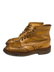 Tricker*s* race up boots /UK8.5/ Brown / leather /M2508/ Tricker's 