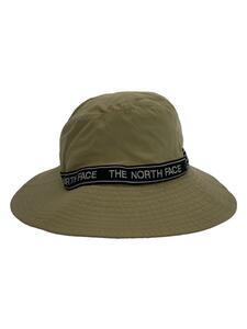 THE NORTH FACE◆Letterd Hat/ハット/M/ナイロン/ベージュ/無地/メンズ/NN01911