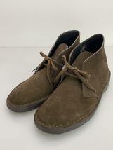 Clarks◆デザートブーツ/25cm/BRW/スウェード_画像2