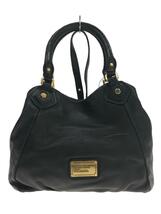 MARC BY MARC JACOBS◆トートバッグ/レザー/BLK_画像1